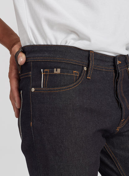 LEO - Straight Fit Selvedge Denim Jeans Pant - RAW