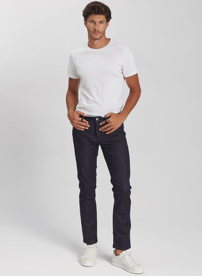 LEO - Straight Fit Denim Jeans Pant - Dark Blue
