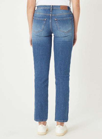 HANNA - Regular Fit Denim Jeans Pant - Light Blue