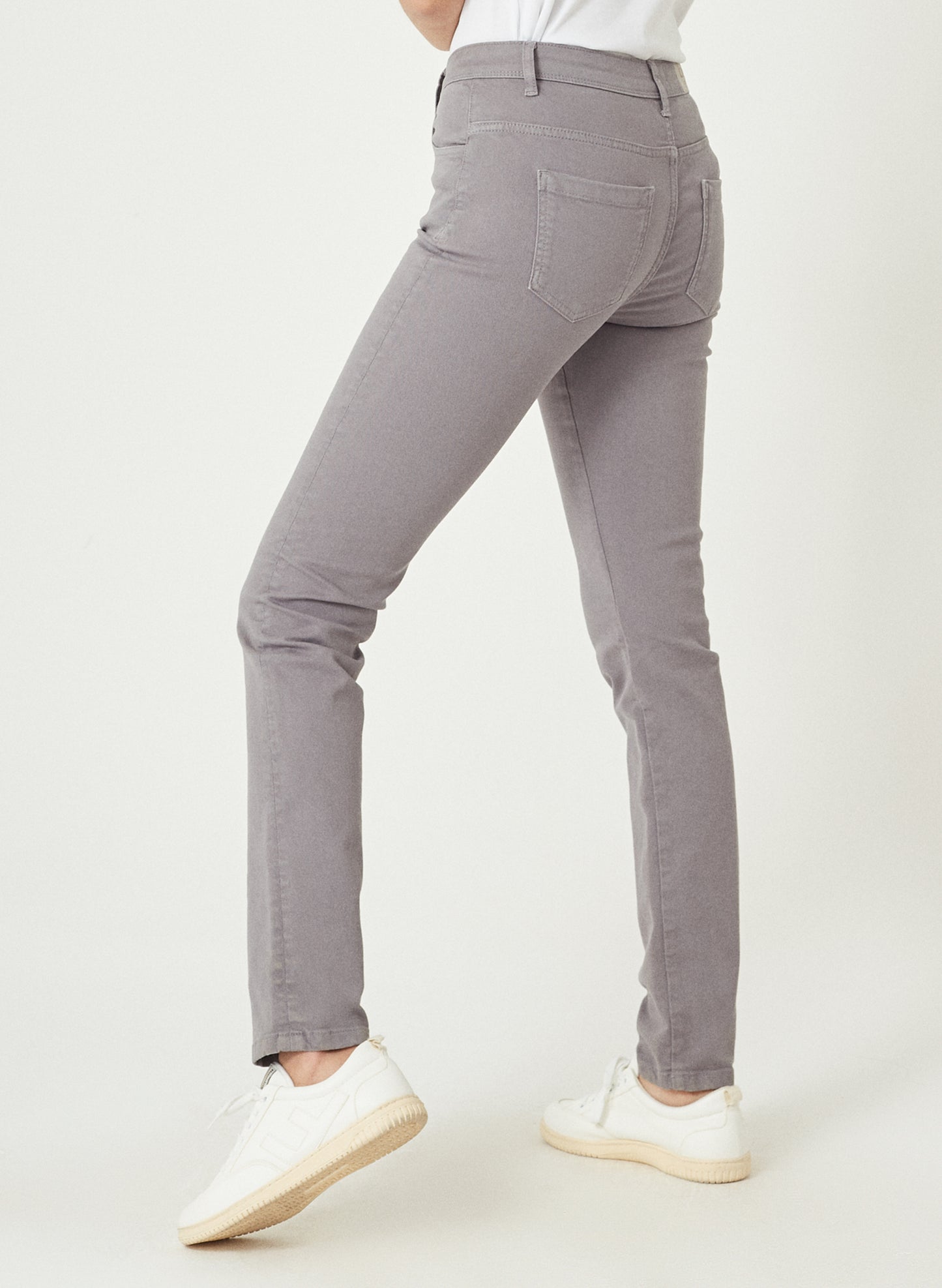 MINA - Slim Fit Denim Jeans Pant - Grey