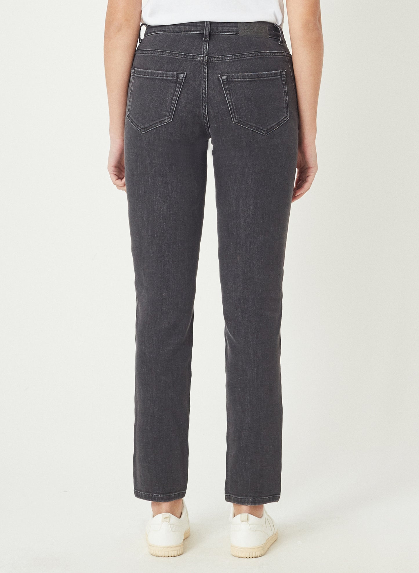 HANNA - Regular Fit Denim Jeans Pant - Black Denim