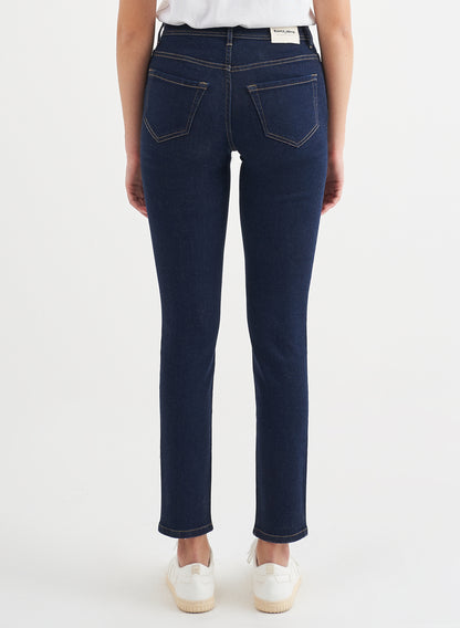HANNA - Regular Fit Denim Jeans Pant - Dark Blue