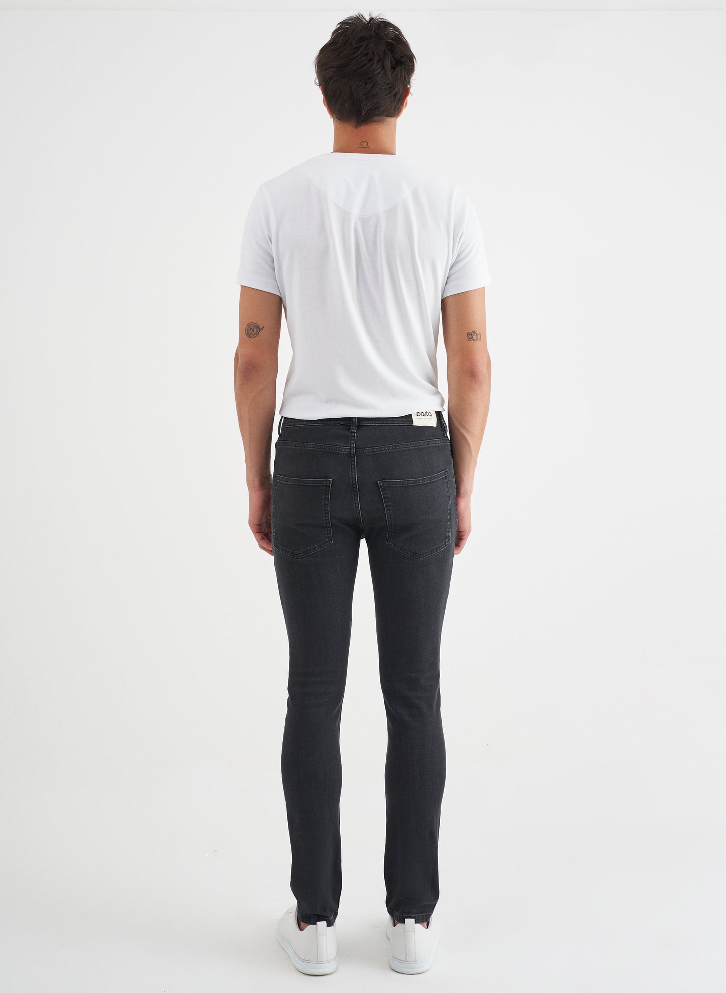 MINO - Slim Fit Denim Jeans Pant - Black Denim