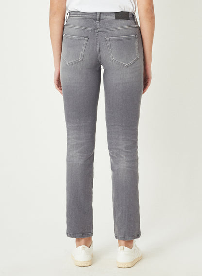 HANNA - Regular Fit Denim Jeans Pant - Grey Denim