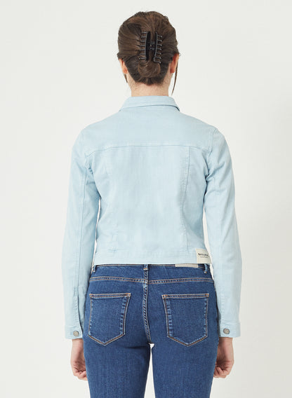 JENNA - Classic Denim Jeans Jacket - Blue Dream