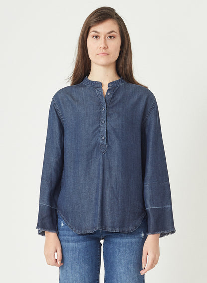 DIANA - Denim Tencel™ Shirt  - Mith Blue